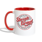 Sheeple Branded Coffee Mug - white/red