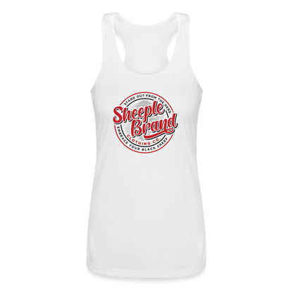 Women’s Performance Racerback Tank Top - white