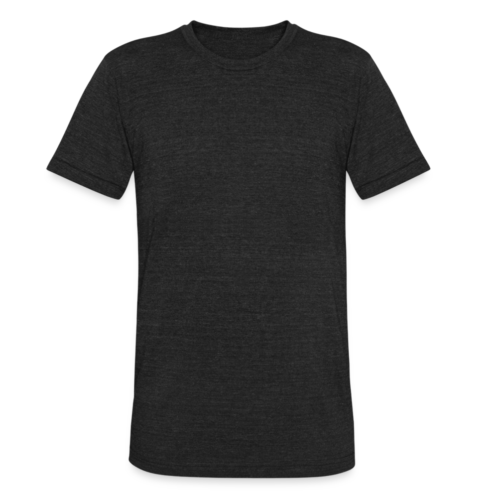 Unisex Tri-Blend T-Shirt Back Branding - heather black