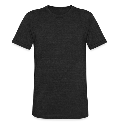 Unisex Tri-Blend T-Shirt Back Branding - heather black