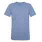 Unisex Tri-Blend T-Shirt Back Branding - heather blue