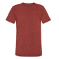 Unisex Tri-Blend T-Shirt Back - heather cranberry