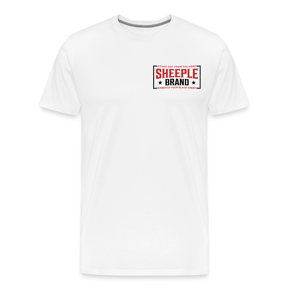 Men's Cotton Sheeple Brand T-Shirt - white