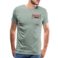 Men's Cotton Sheeple Brand T-Shirt - steel green