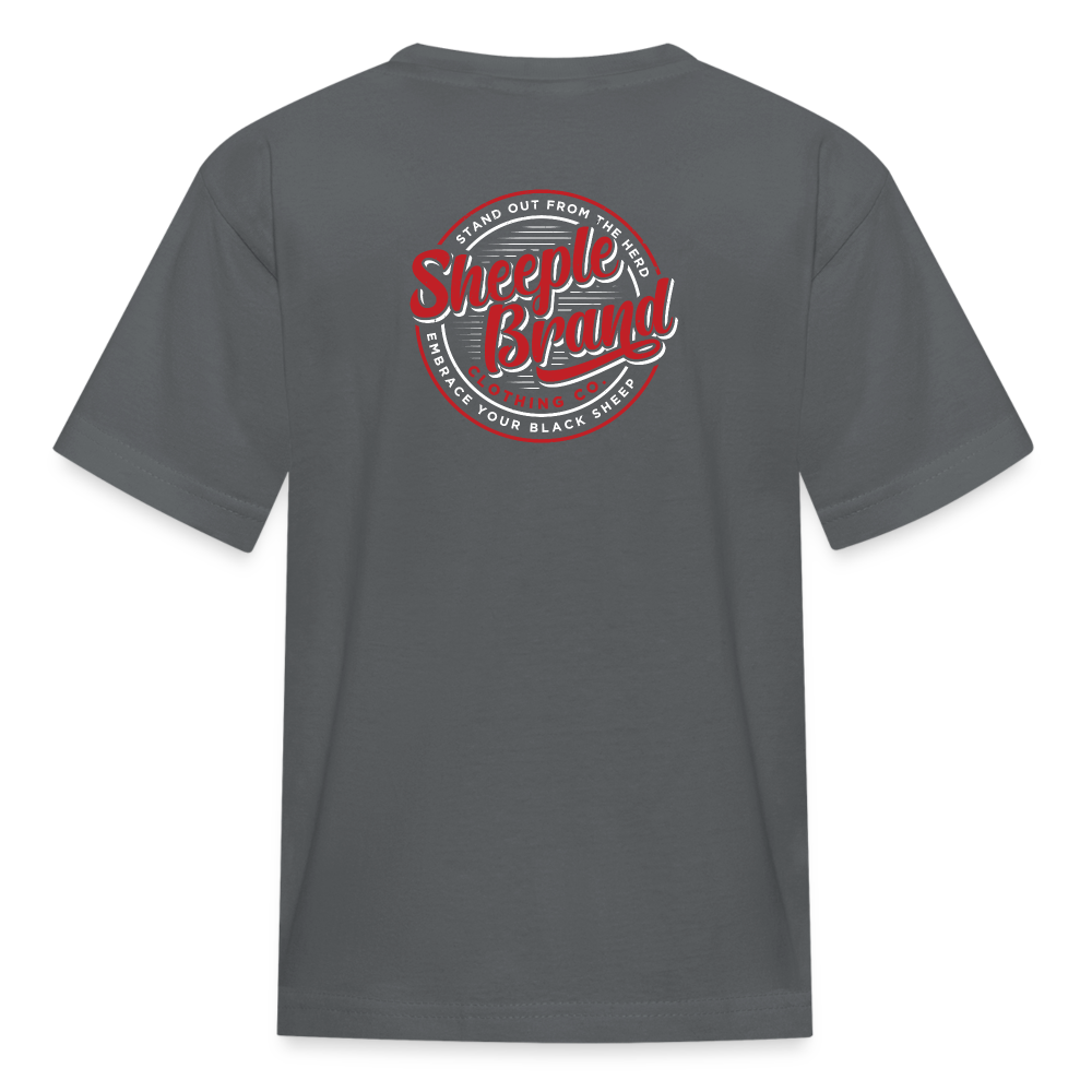 Kids' Sheeple T-Shirt - charcoal