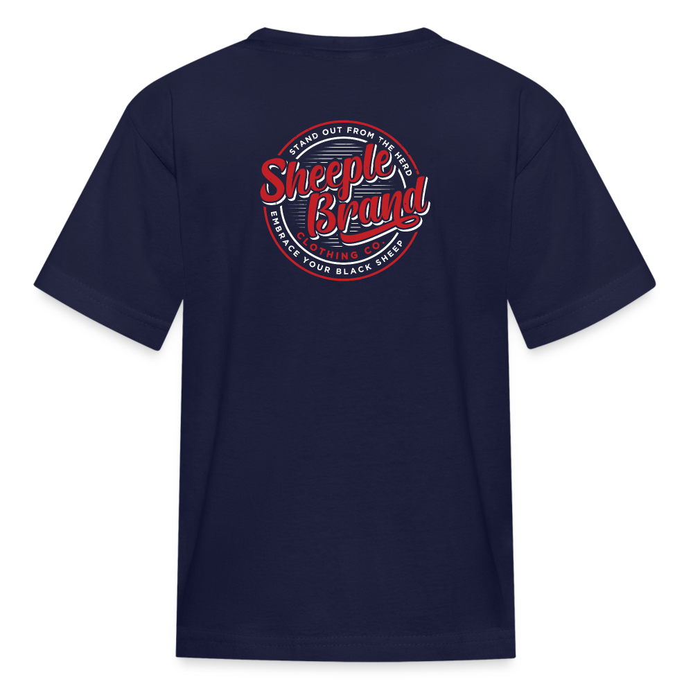 Kids' Sheeple T-Shirt - navy