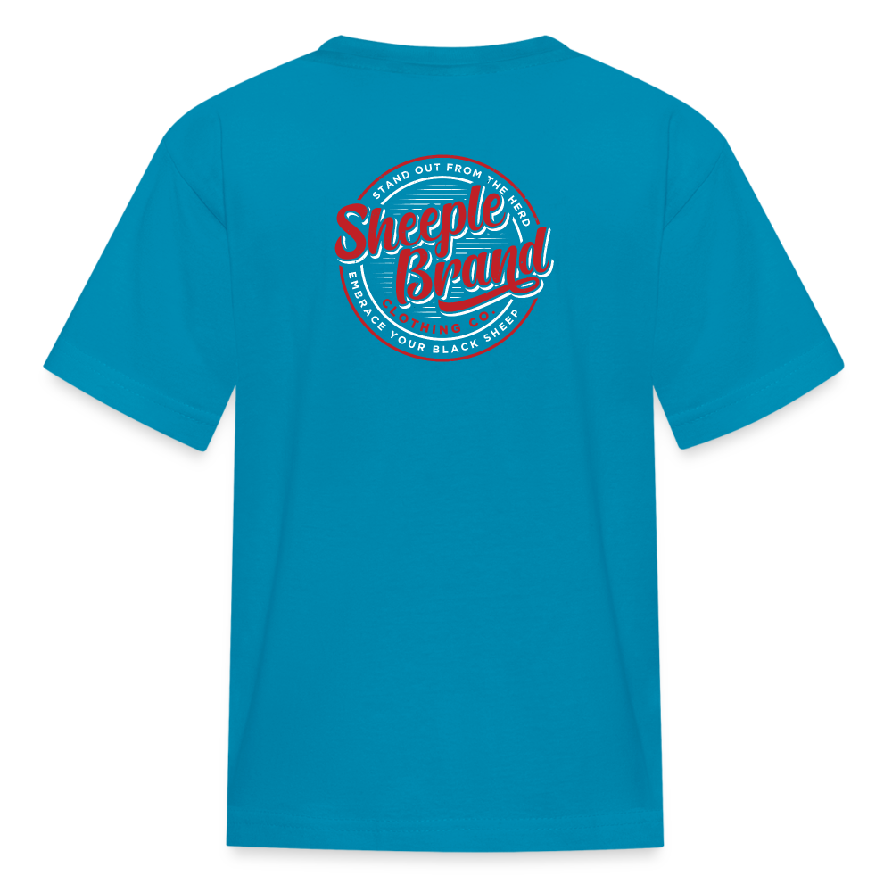 Kids' Sheeple T-Shirt - turquoise