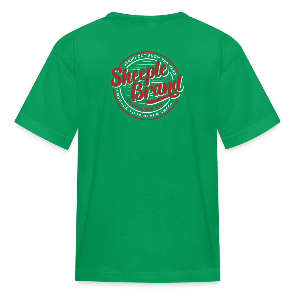 Kids' Sheeple T-Shirt - kelly green