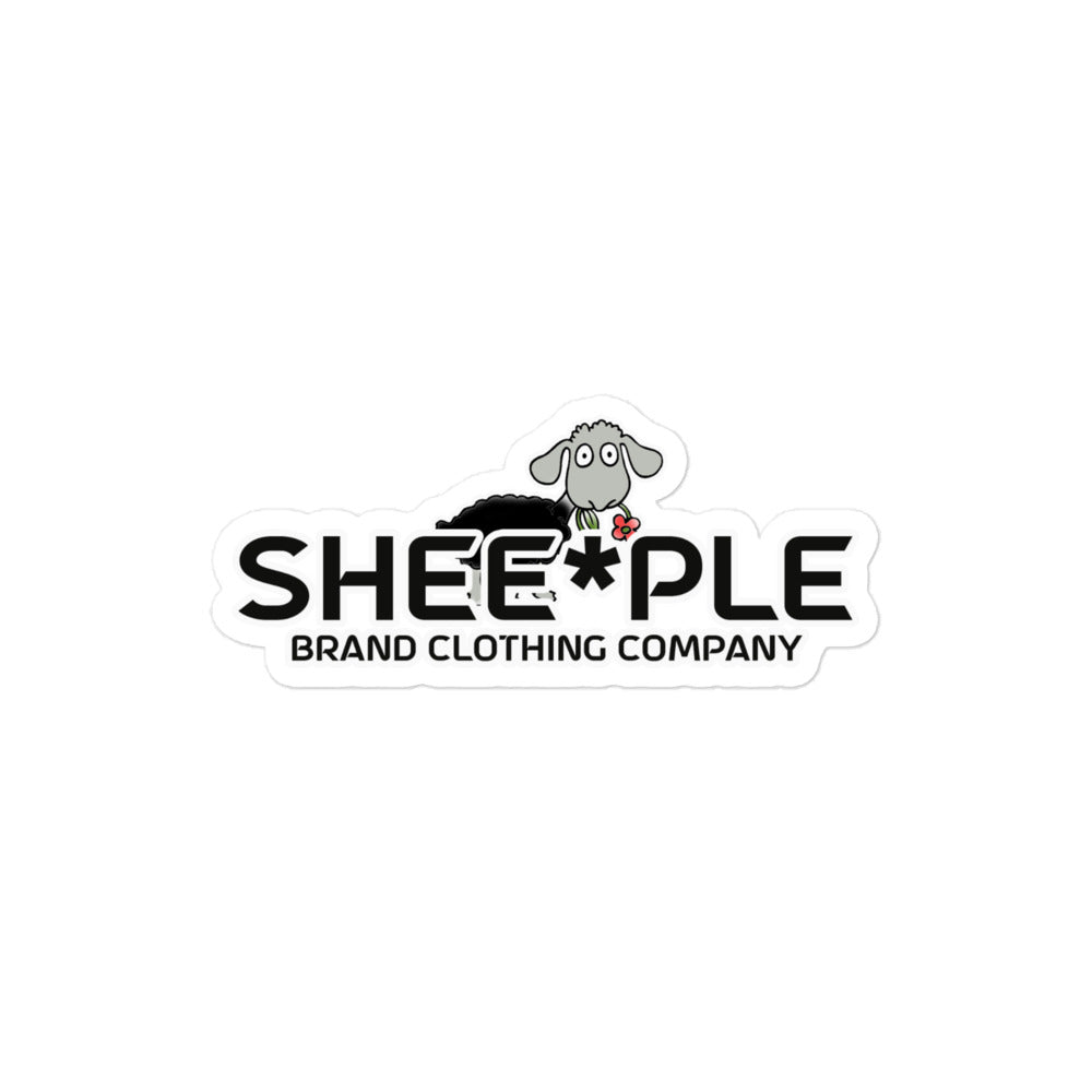 Sheeple Brand Bubble-free stickers