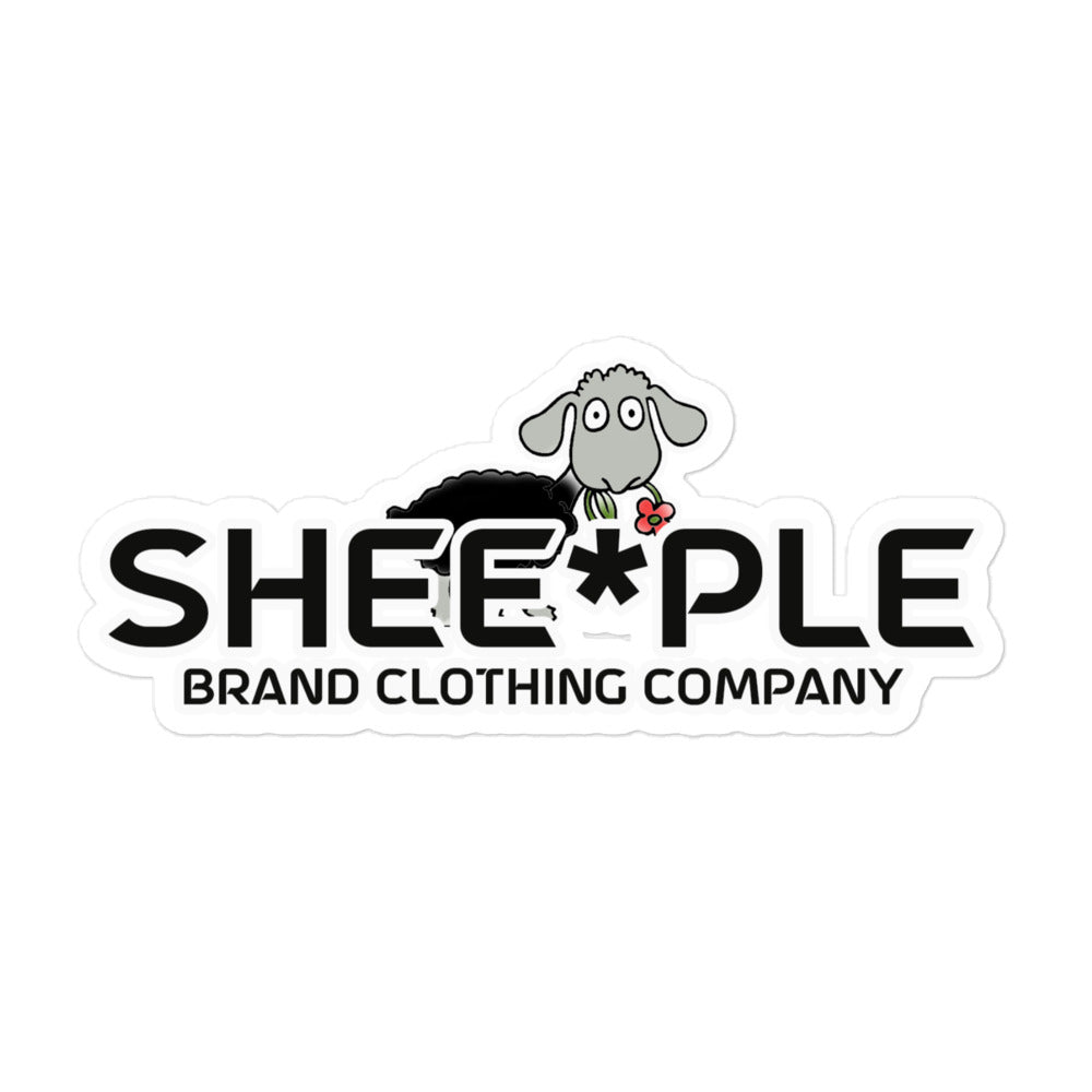 Sheeple Brand Bubble-free stickers