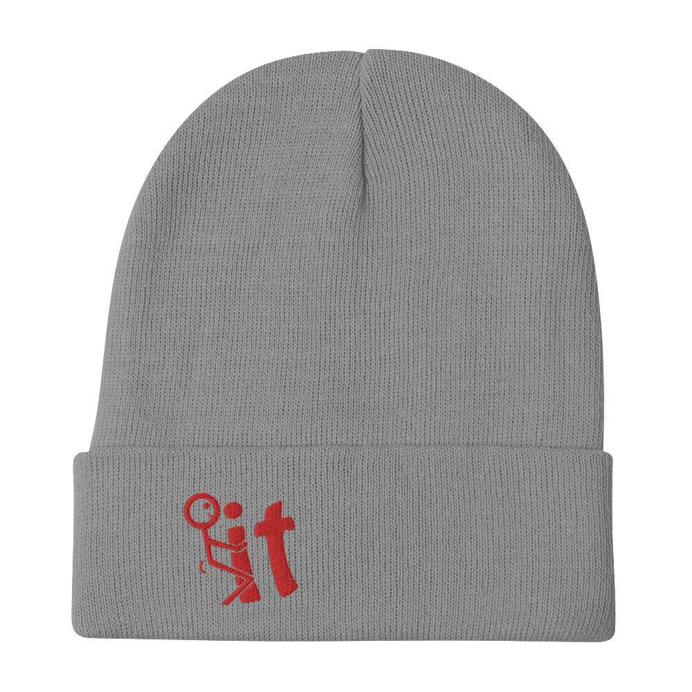 F-iT Embroidered Beanie