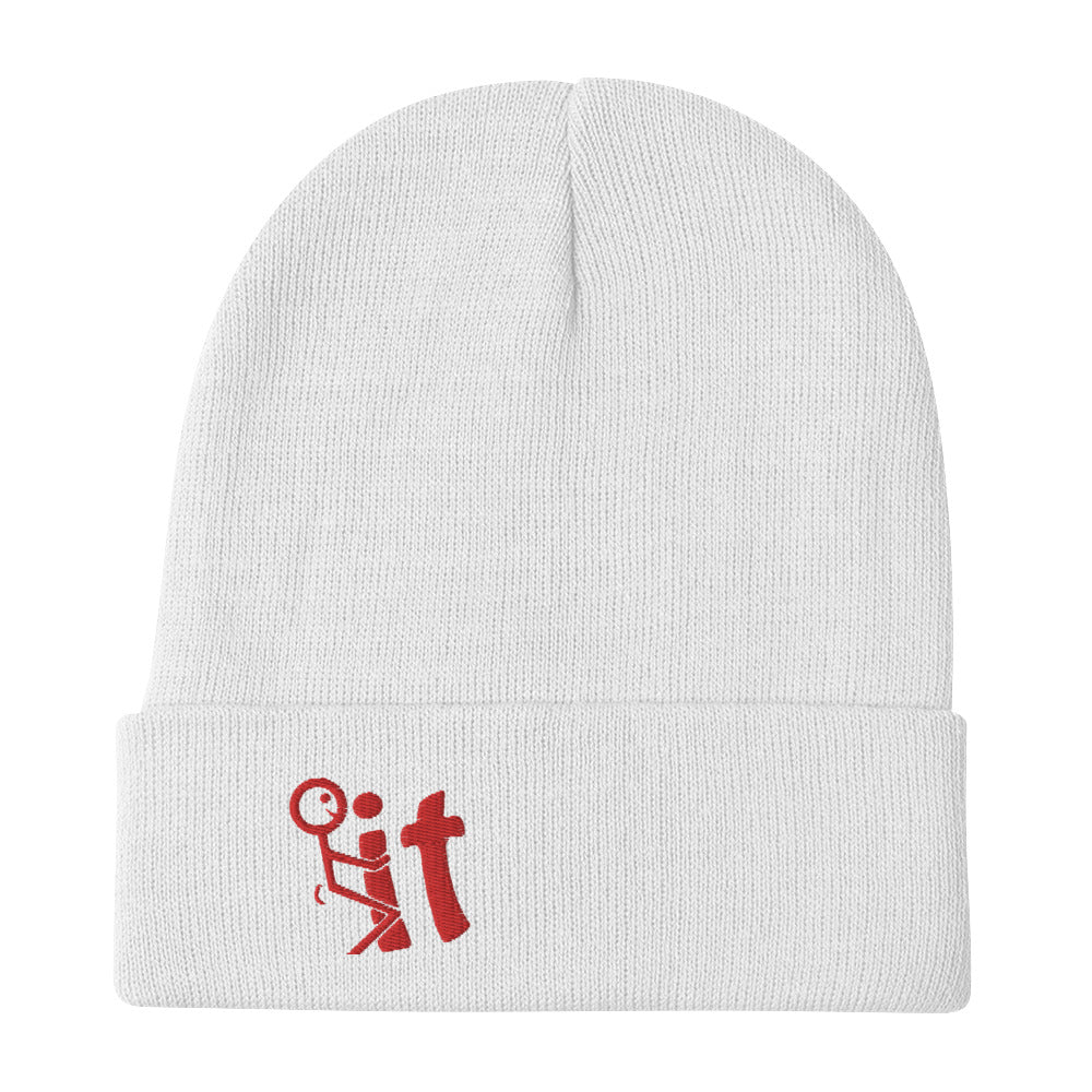 F-iT Embroidered Beanie